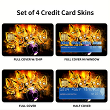 Load image into Gallery viewer, Anime Jojo's Bizarre Adventure Credit Card Skins (4-in-1 Pack)