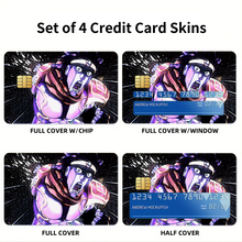 Load image into Gallery viewer, Anime Jojo's Bizarre Adventure Credit Card Skins (4-in-1 Pack)
