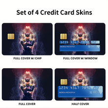 Load image into Gallery viewer, Anime Jojo's Bizarre Adventure Credit Card Skins (4-in-1 Pack)