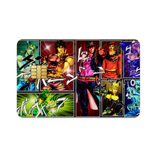 Load image into Gallery viewer, Anime Jojo's Bizarre Adventure Credit Card Skins (4-in-1 Pack)