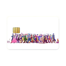 Load image into Gallery viewer, Anime Jojo's Bizarre Adventure Credit Card Skins (4-in-1 Pack)