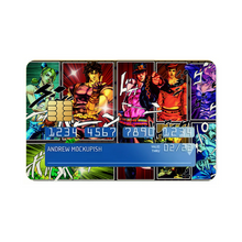 Load image into Gallery viewer, Anime Jojo's Bizarre Adventure Credit Card Skins (4-in-1 Pack)