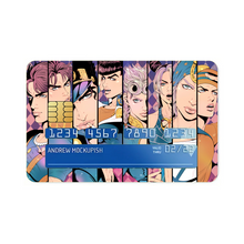 Load image into Gallery viewer, Anime Jojo's Bizarre Adventure Credit Card Skins (4-in-1 Pack)