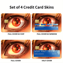Load image into Gallery viewer, Anime Jojo's Bizarre Adventurer Credit Card Skins (4-in-1 Pack)