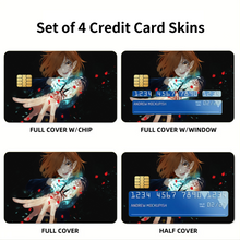 Load image into Gallery viewer, Anime Jujutsu Kaisen Credit Card Skins (4-in-1 Pack)