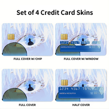 Load image into Gallery viewer, Anime Jujutsu Kaisen Credit Card Skins (4-in-1 Pack)