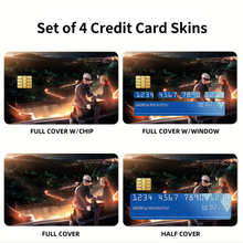Load image into Gallery viewer, Anime Jujutsu Kaisen Credit Card Skins (4-in-1 Pack)