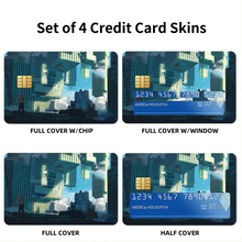 Load image into Gallery viewer, Anime Jujutsu Kaisen Credit Card Skins (4-in-1 Pack)