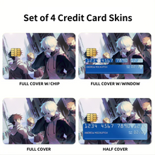 Load image into Gallery viewer, Anime Jujutsu Kaisen Credit Card Skins (4-in-1 Pack)