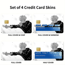 Load image into Gallery viewer, Anime Jujutsu Kaisen Credit Card Skins (4-in-1 Pack)