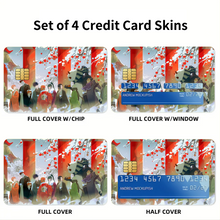 Load image into Gallery viewer, Anime Jujutsu Kaisen Credit Card Skins (4-in-1 Pack)