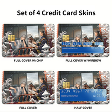 Load image into Gallery viewer, Anime Jujutsu Kaisen Credit Card Skins (4-in-1 Pack)