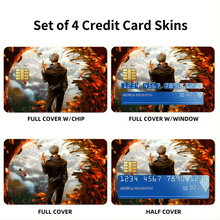 Load image into Gallery viewer, Anime Jujutsu Kaisen Credit Card Skins (4-in-1 Pack)