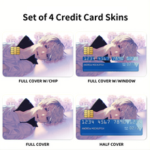 Load image into Gallery viewer, Anime Jujutsu Kaisen Credit Card Skins (4-in-1 Pack)