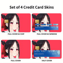 Load image into Gallery viewer, Anime Kaguya-sama: Love is War Credit Card Skins (4-in-1 Pack)