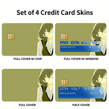 Load image into Gallery viewer, Anime Kakegurui Credit Card Skins (4-in-1 Pack)
