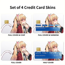 Load image into Gallery viewer, Anime Kakegurui Credit Card Skins (4-in-1 Pack)