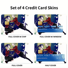 Load image into Gallery viewer, Anime Kakegurui Credit Card Skins (4-in-1 Pack)
