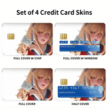 Load image into Gallery viewer, Anime Kakegurui Credit Card Skins (4-in-1 Pack)