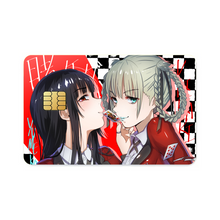 Load image into Gallery viewer, Anime Kakegurui Credit Card Skins (4-in-1 Pack)