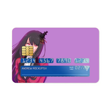 Load image into Gallery viewer, Anime Kakegurui Credit Card Skins (4-in-1 Pack)