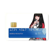 Load image into Gallery viewer, Anime Kakegurui Credit Card Skins (4-in-1 Pack)