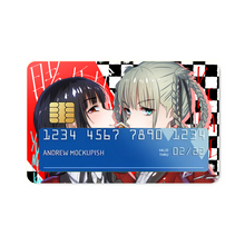 Load image into Gallery viewer, Anime Kakegurui Credit Card Skins (4-in-1 Pack)