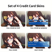 Load image into Gallery viewer, Anime Kantai Collection Credit Card Skins (4-in-1 Pack)