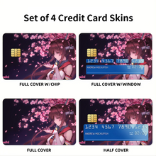Load image into Gallery viewer, Anime Kantai Collection Credit Card Skins (4-in-1 Pack)