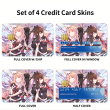 Load image into Gallery viewer, Anime Kantai Collection Credit Card Skins (4-in-1 Pack)