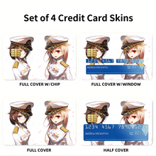 Load image into Gallery viewer, Anime Kantai Collection Credit Card Skins (4-in-1 Pack)