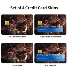 Load image into Gallery viewer, Anime Kantai Collection Credit Card Skins (4-in-1 Pack)