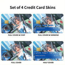 Load image into Gallery viewer, Anime Kantai Collection Credit Card Skins (4-in-1 Pack)