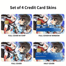 Load image into Gallery viewer, Anime Kantai Collection Credit Card Skins (4-in-1 Pack)
