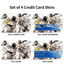 Load image into Gallery viewer, Anime Kantai Collection Credit Card Skins (4-in-1 Pack)