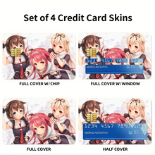 Load image into Gallery viewer, Anime Kantai Collection Credit Card Skins (4-in-1 Pack)