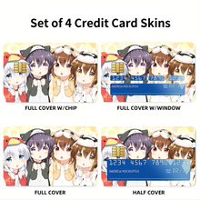 Load image into Gallery viewer, Anime Kantai Collection Credit Card Skins (4-in-1 Pack)