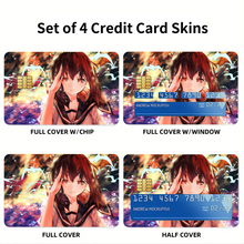 Load image into Gallery viewer, Anime Kantai Collection Credit Card Skins (4-in-1 Pack)