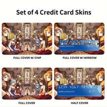 Load image into Gallery viewer, Anime Kantai Collection Credit Card Skins (4-in-1 Pack)