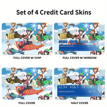 Load image into Gallery viewer, Anime Kantai Collection Credit Card Skins (4-in-1 Pack)