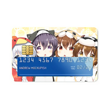 Load image into Gallery viewer, Anime Kantai Collection Credit Card Skins (4-in-1 Pack)