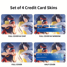 Load image into Gallery viewer, Anime Kill La Kill Credit Card Skins (4-in-1 Pack)
