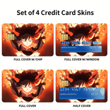 Load image into Gallery viewer, Anime Kill La Kill Credit Card Skins (4-in-1 Pack)