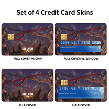 Load image into Gallery viewer, Anime Kill La Kill Credit Card Skins (4-in-1 Pack)