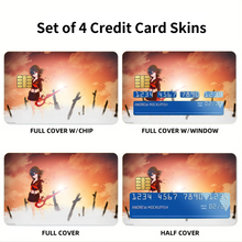 Load image into Gallery viewer, Anime Kill La Kill Credit Card Skins (4-in-1 Pack)