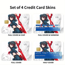 Load image into Gallery viewer, Anime Kill La Kill Credit Card Skins (4-in-1 Pack)