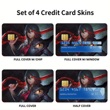 Load image into Gallery viewer, Anime Kill La Kill Credit Card Skins (4-in-1 Pack)