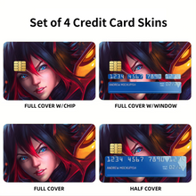 Load image into Gallery viewer, Anime Kill La Kill Credit Card Skins (4-in-1 Pack)