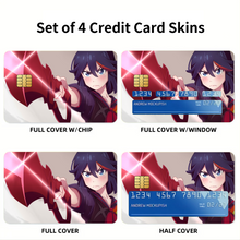 Load image into Gallery viewer, Anime Kill La Kill Credit Card Skins (4-in-1 Pack)