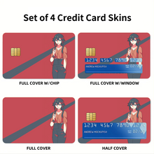 Load image into Gallery viewer, Anime Kill La Kill Credit Card Skins (4-in-1 Pack)